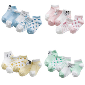 5pairs Cute Animal Socks