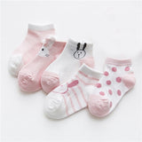 5pairs Cute Animal Socks