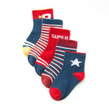 5 Pairs Striped Socks