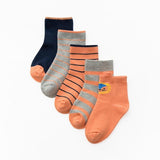 5 Pairs Striped Socks