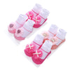 2Pairs Ribbon Socks